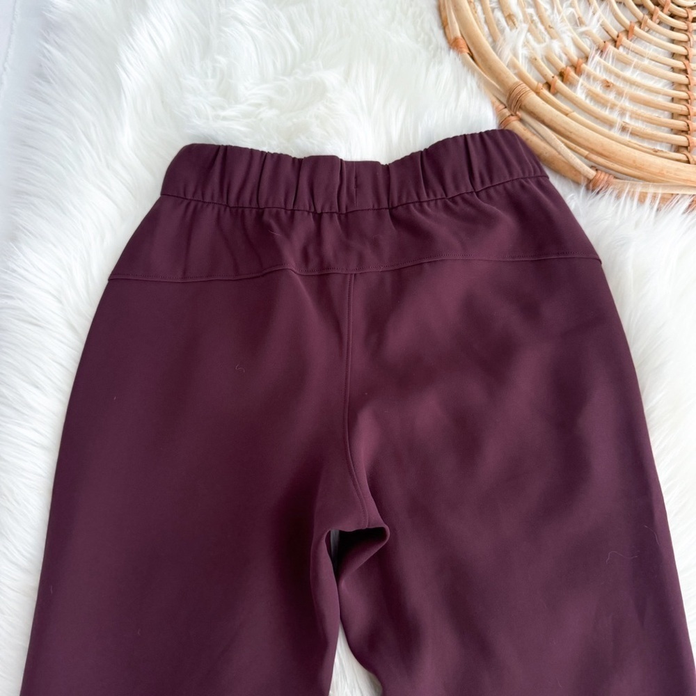 Lululemon On the Fly Jogger Luxtreme Garnet Burgundy Drawstrings Pants - Picture 8 of 13